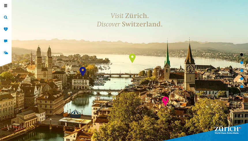 Zürich City Guide Website
